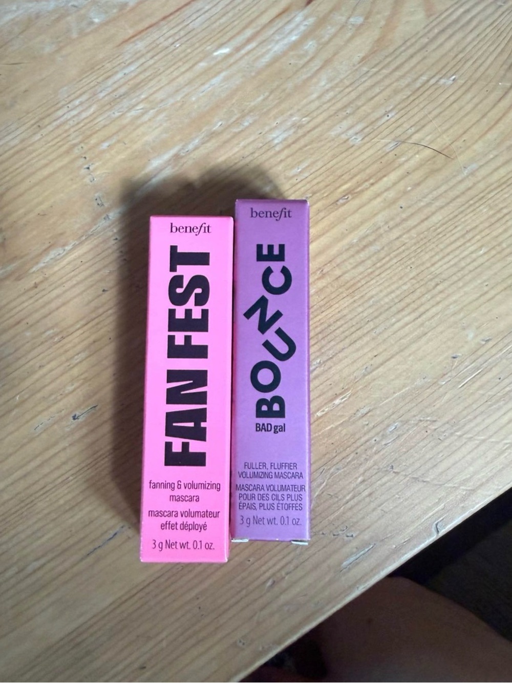 Benefit Fan Fest & BADgal Mascara Duo — Pink and Purple Packaging